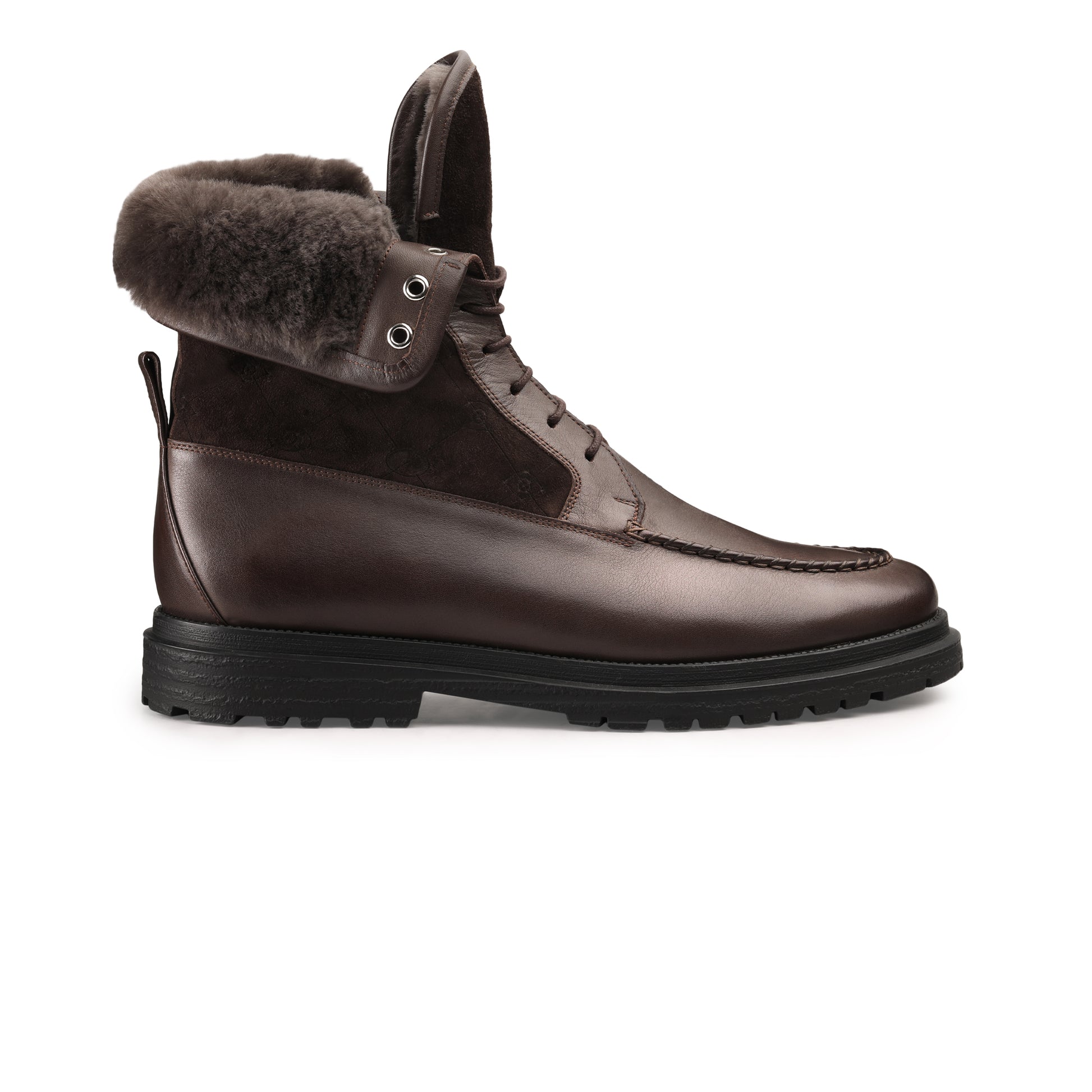 коричневые зимние ботинки с мехом купить онлайн