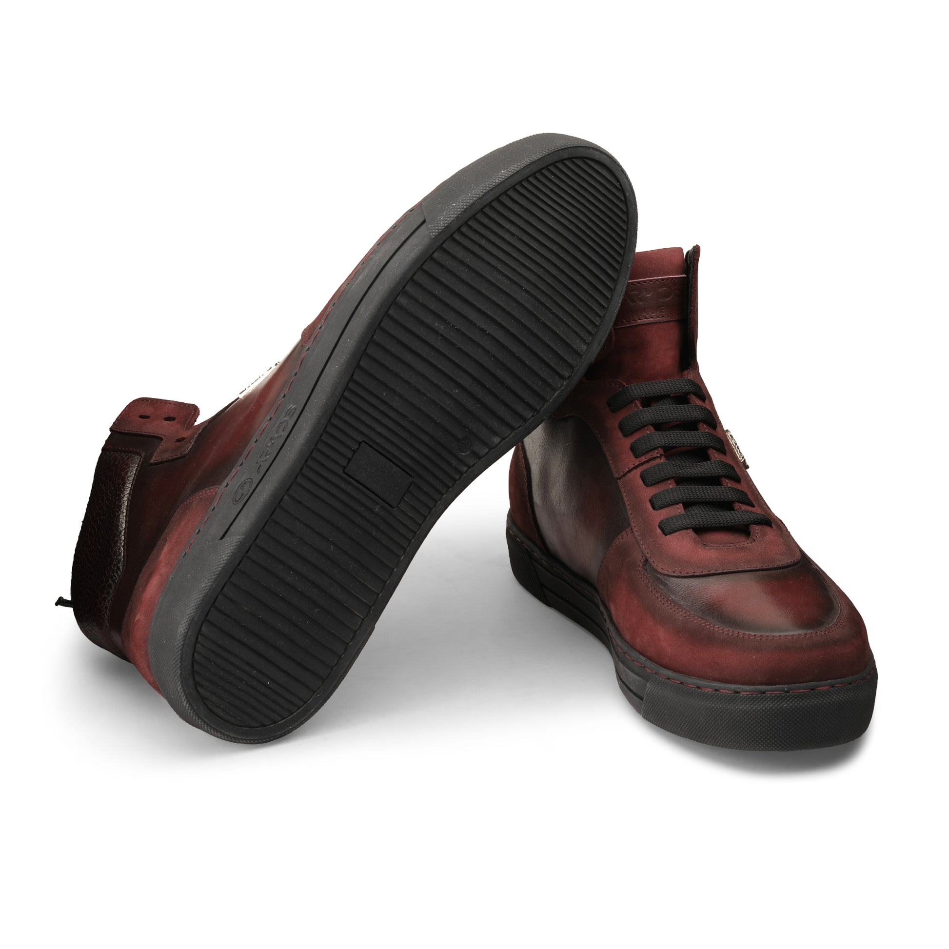 купить Бордовые ботинки