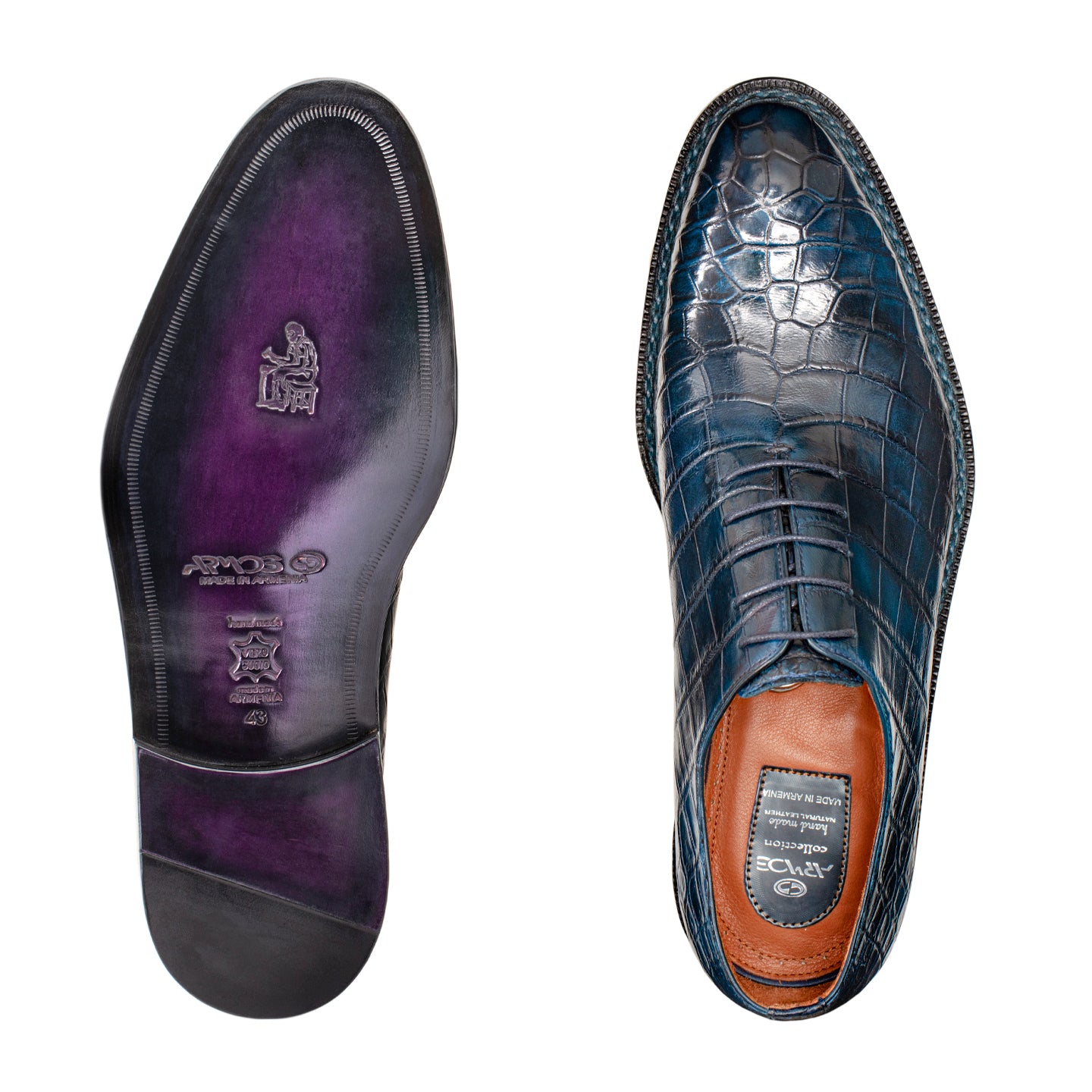 туфли из кожи крокодила