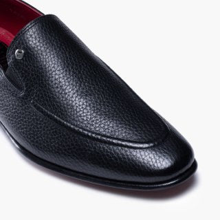 Кожаные лоферы на резинке