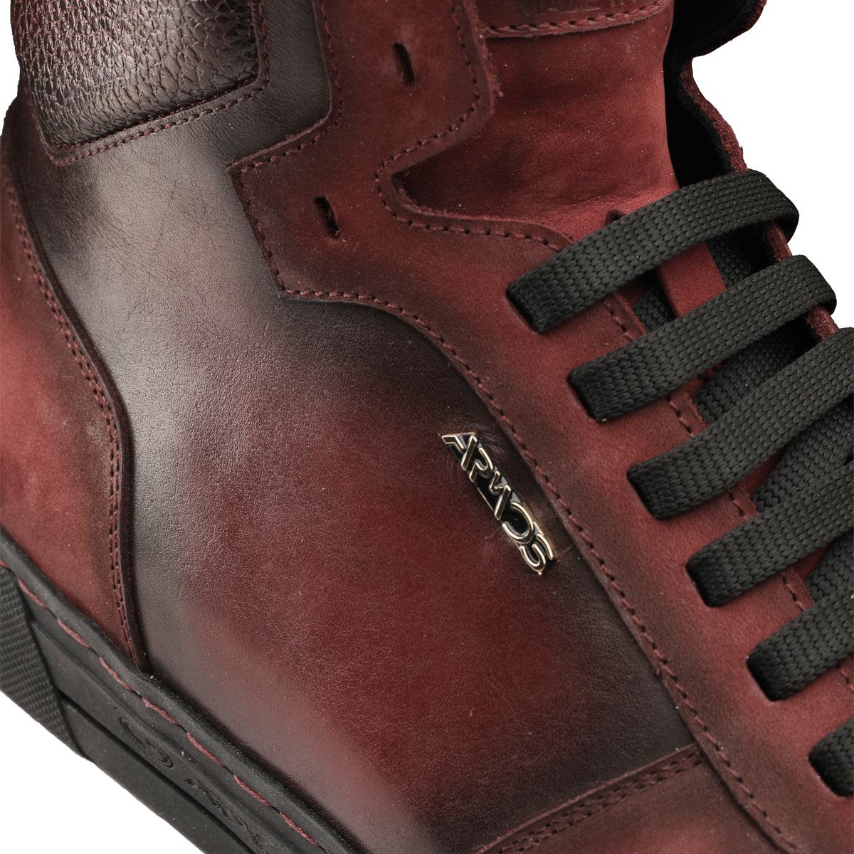 Бордовые ботинки Armos shoes