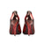 Черно-красные туфли лодочки