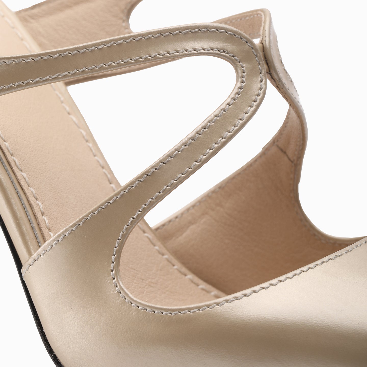 Бежевые босоножки