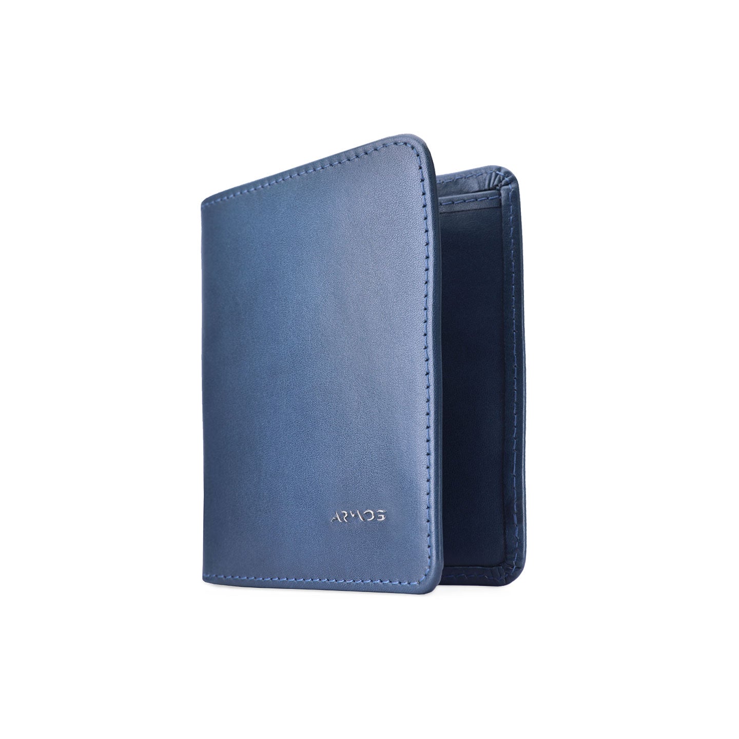 Синий складной портмоне