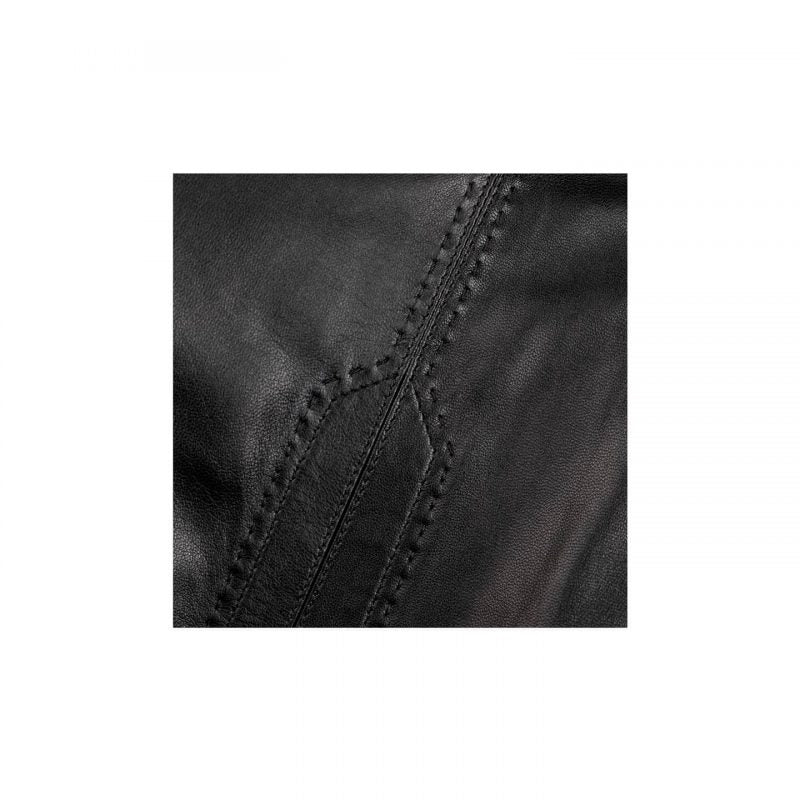 Черный пиджак из экзотической кожи