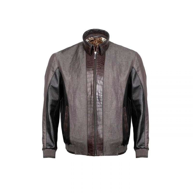 Пиджак из экзотической кожи