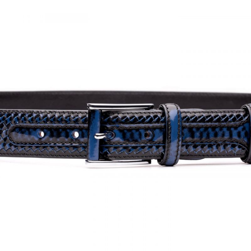 Полу-лакированный кожаный ремень