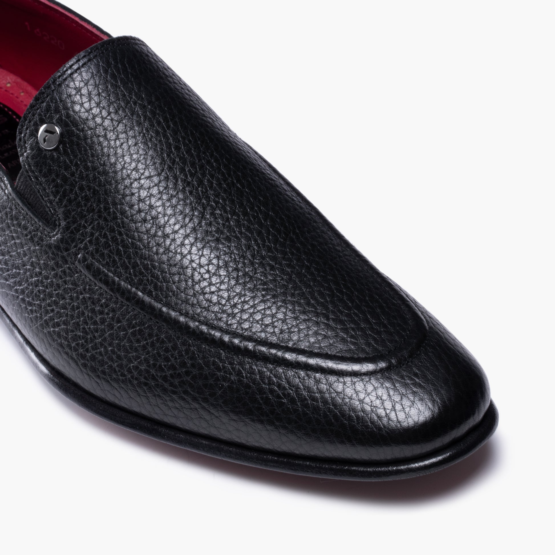 Кожаные лоферы на резинке