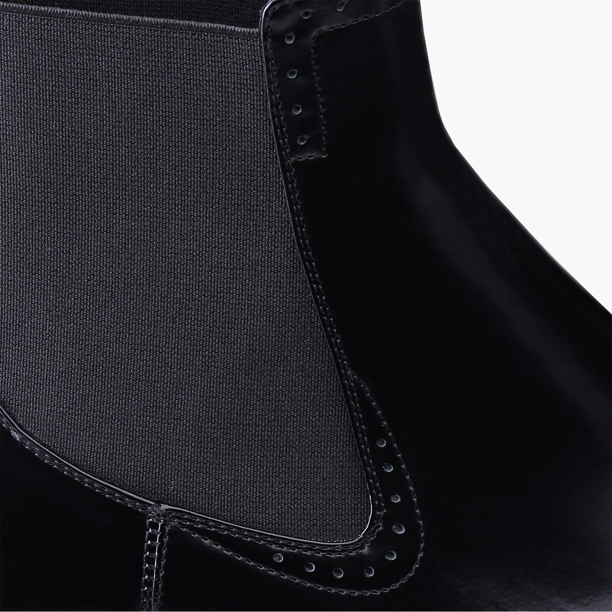 Мужские черные ботинки челси на кожаной подошве