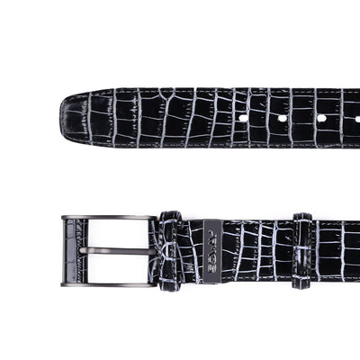 Мужской ремень двухцветный