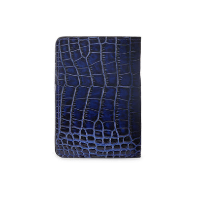 Синий Кожаный Чехол для Паспорта