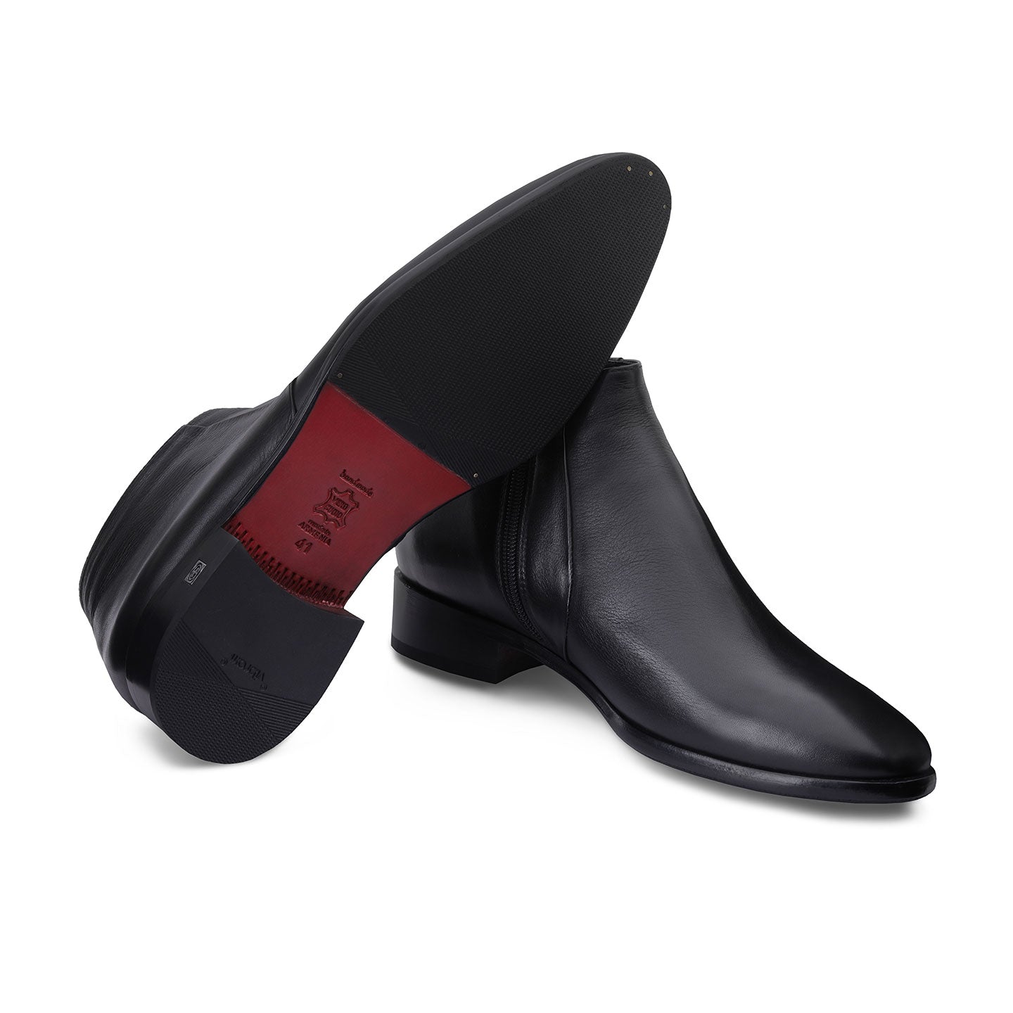 кожаные ботинки