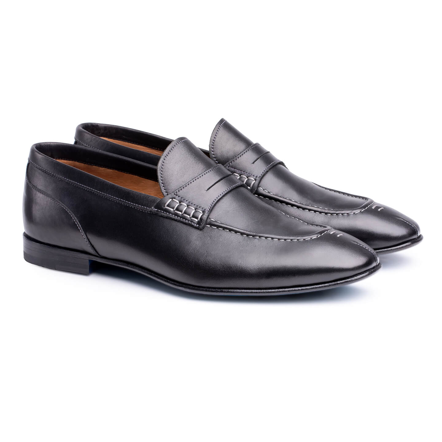 Black loafers