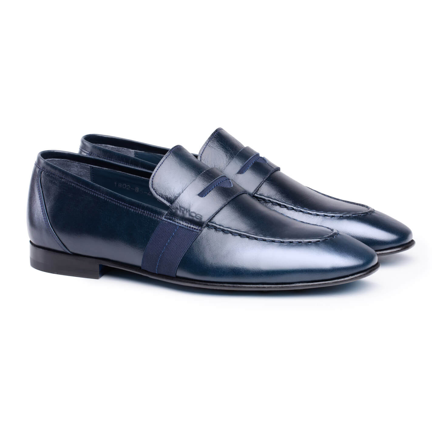 Blue loafers