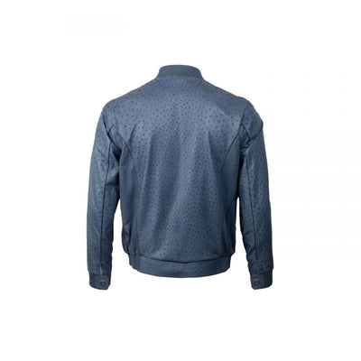 Пиджак из кожи страуса