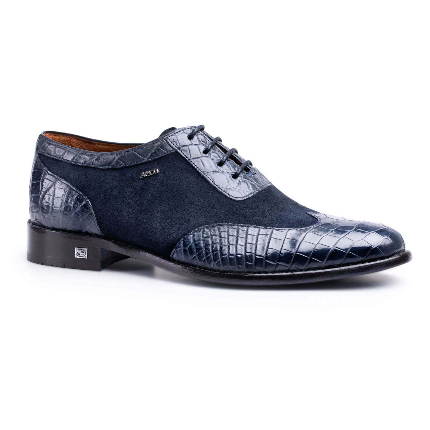 Mens shoes from crocodile leather and suede Online store Armos Armos shoes