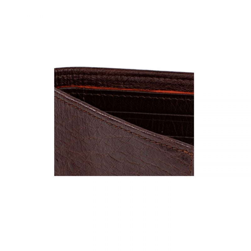 Бумажник из кожи страуса